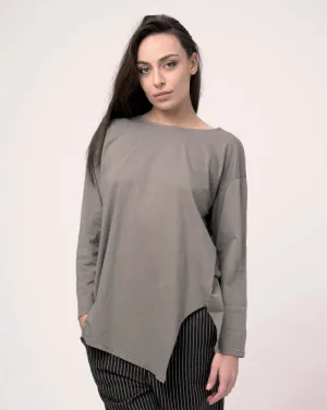 Oversized Longsleeve Cotton T-Shirt