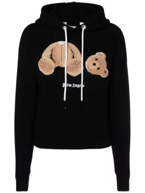 Palm Angels   Bear cotton jersey sweatshirt 