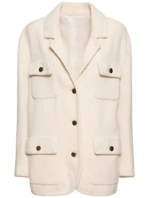 Philosophy Di Lorenzo Serafini   Single breasted bouclé jacket 