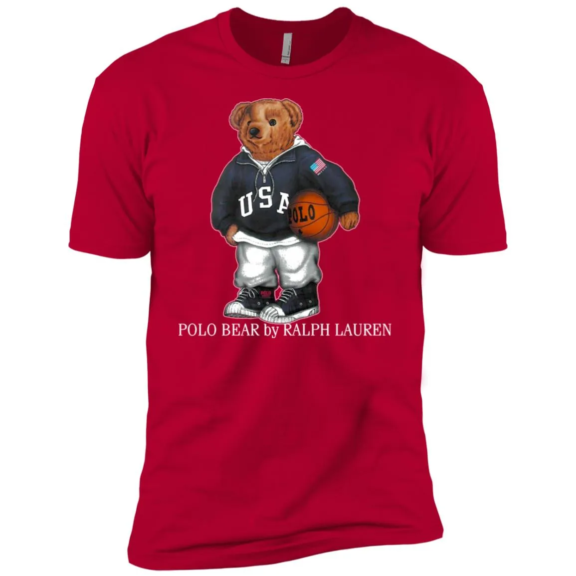 Polo Bear Ralph Lauren Shirt Men Short Sleeve T-Shirt