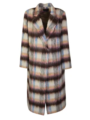 Pre Order:  Plaid Wool Coat