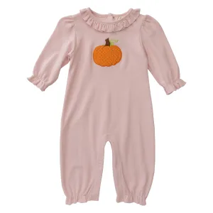 Pumpkin Ruffle Romper