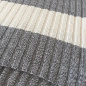 Rib Bold Stripe Throw Rug