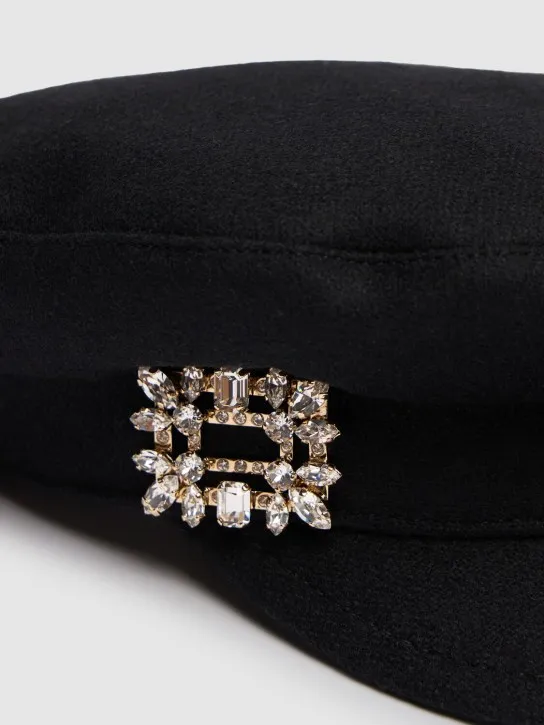 Roger Vivier   RV crystal broach sailor cap 