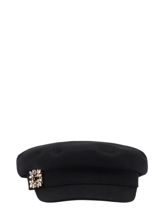 Roger Vivier   RV crystal broach sailor cap 