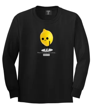 Sad Lemon Long Sleeve T-Shirt