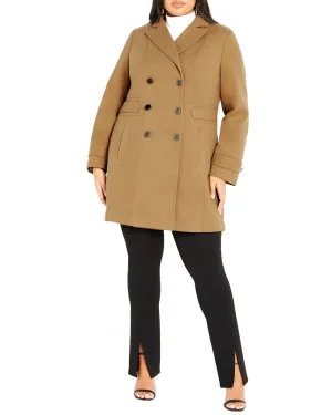 Shelly Military Coat | Camel