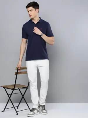 Sporto Men's Polo T-shirt With Pocket - Peacoat