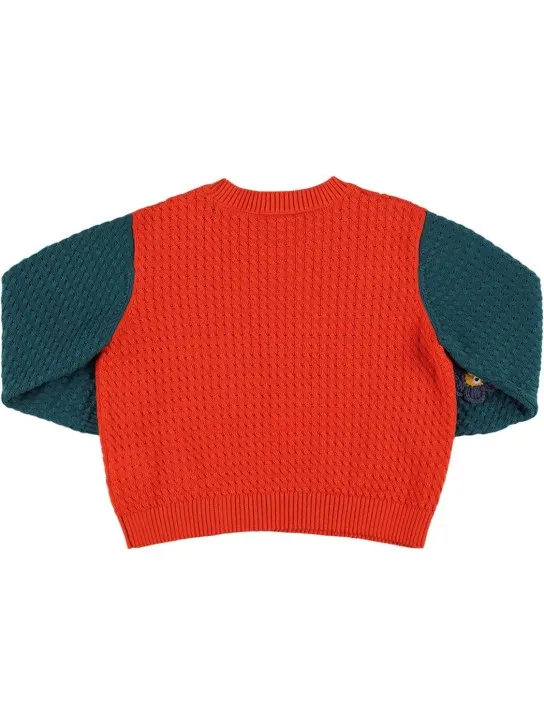 Stella McCartney Kids   Organic cotton &amp; wool knit sweater 