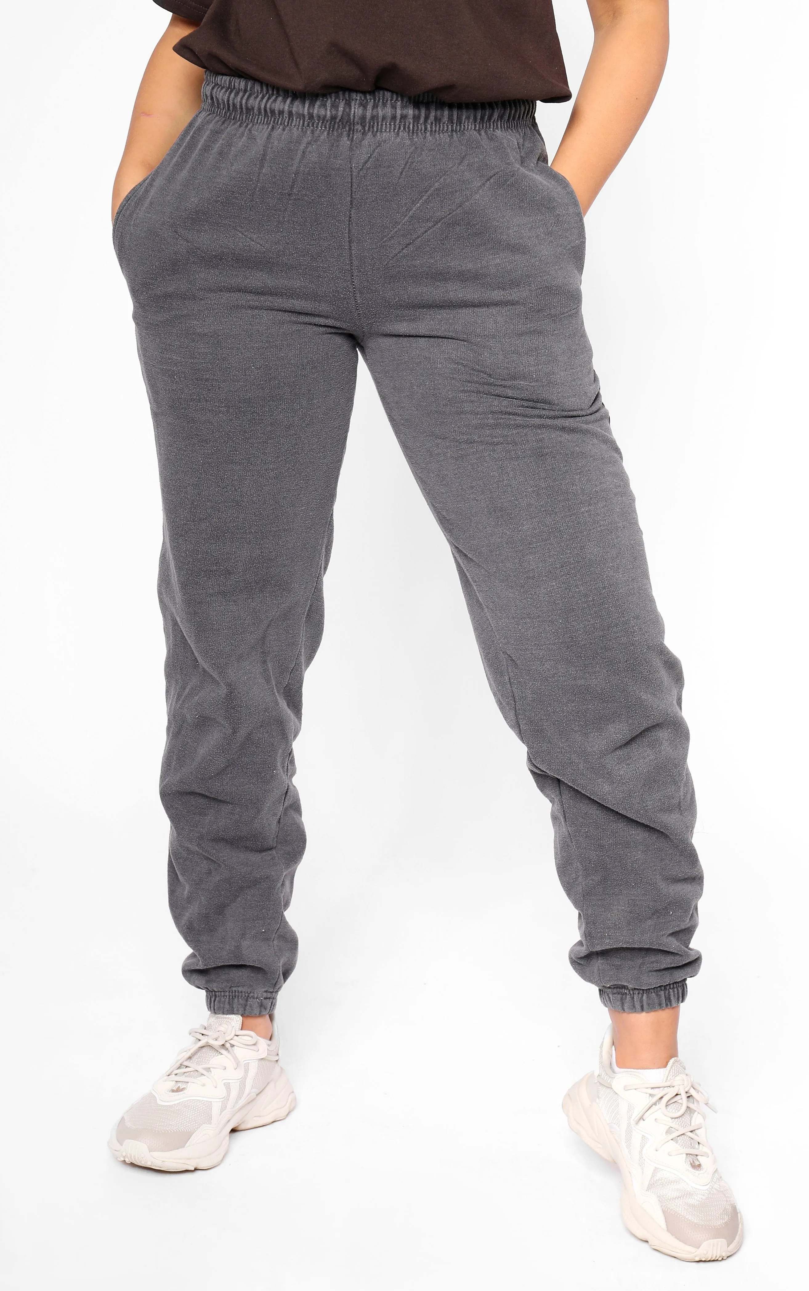 Stop Looking at my Butt Charcoal Cuffed Joggers