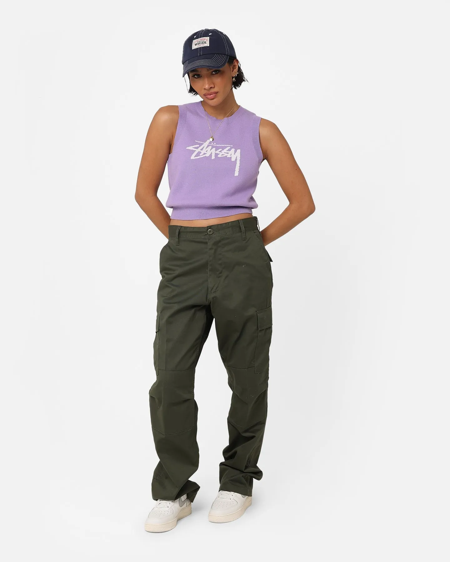 Stussy Women's Stussy Knit Vest Washed Violet