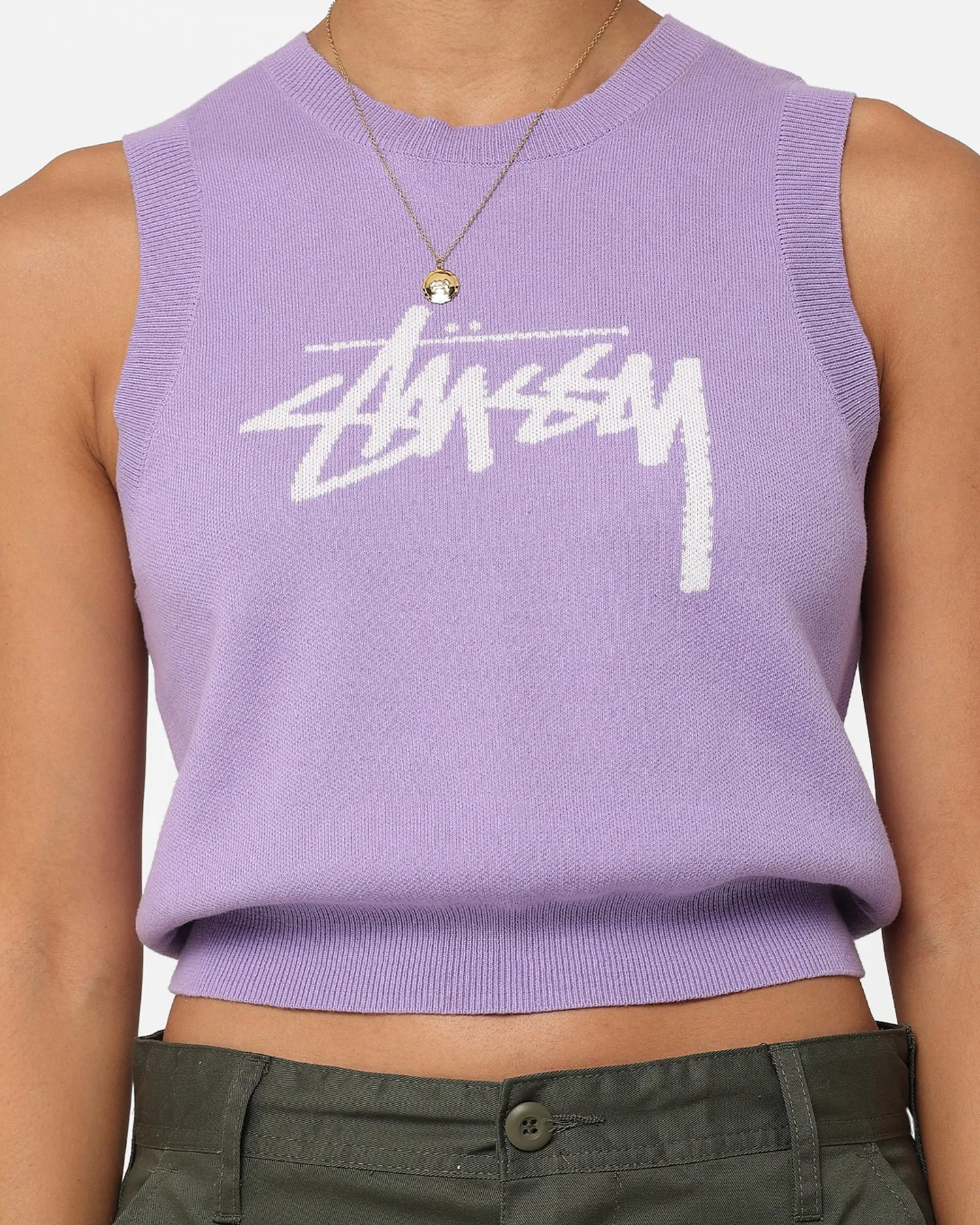 Stussy Women's Stussy Knit Vest Washed Violet