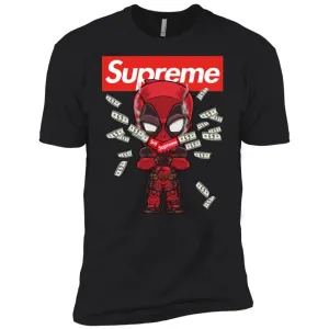 Supreme Deadpool Funny T-shirt Men Short Sleeve T-Shirt