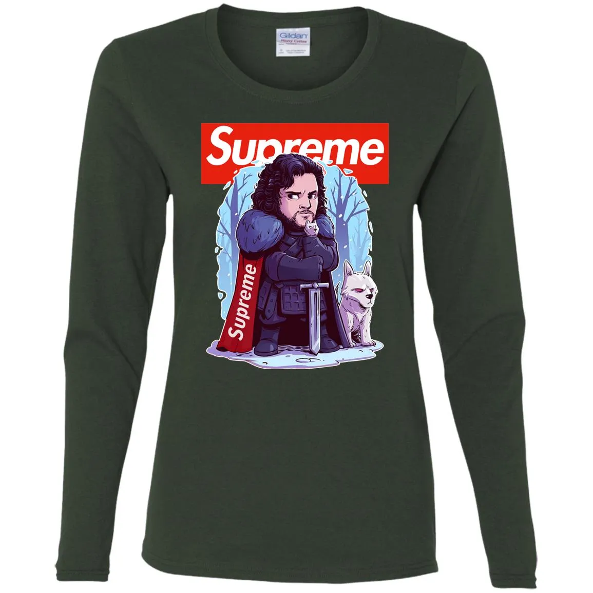 Supreme Game Of Thrones T-shirt Women Long Sleeve Shirt