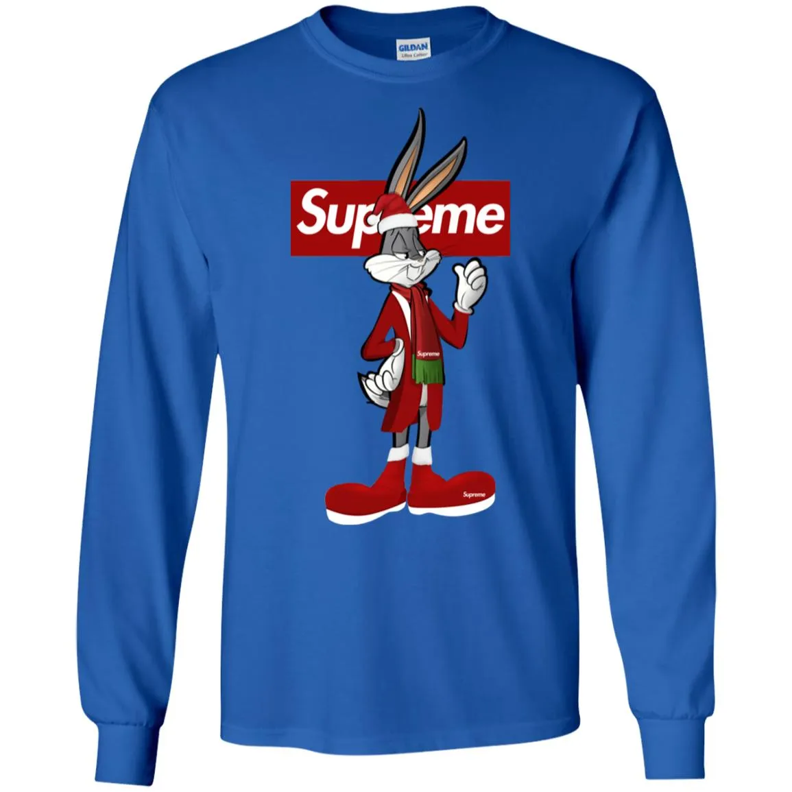 Supreme Rabbit Party T-shirt Men Long Sleeve Shirt