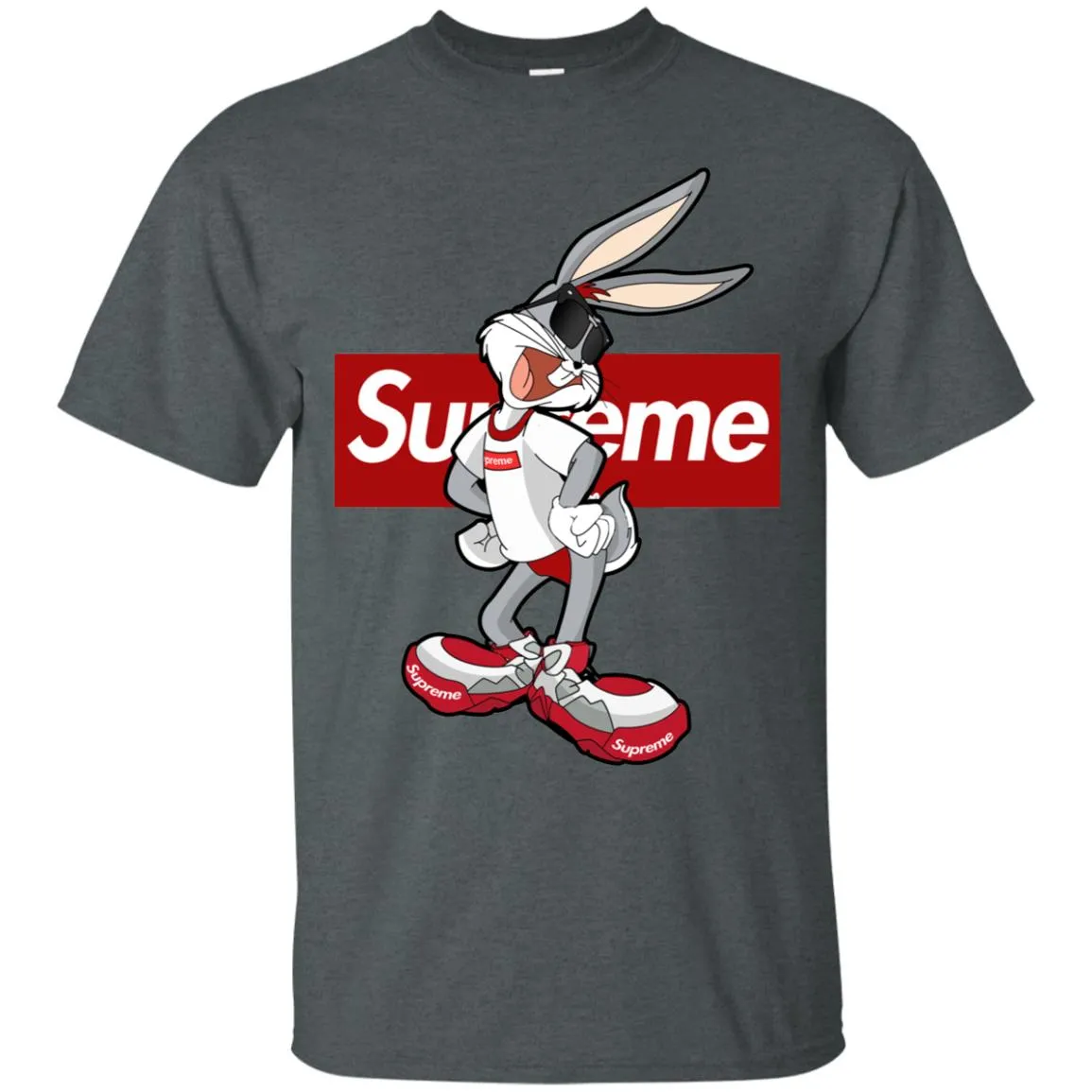 Supreme Rabbit T Shirt Men Cotton T-Shirt