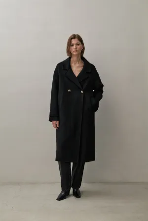 THE LONDON COAT - BLACK 90/10