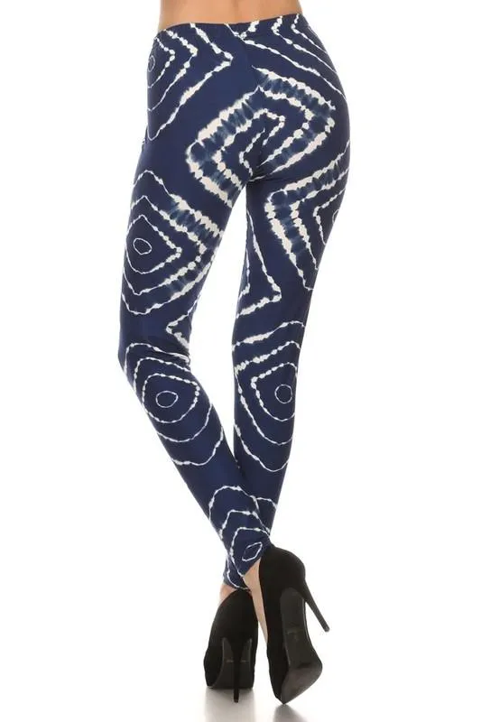 Tie Dye For Print Leggings