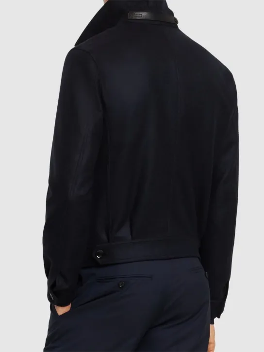 Tom Ford   Officer light melton jacket 