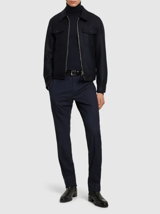 Tom Ford   Officer light melton jacket 