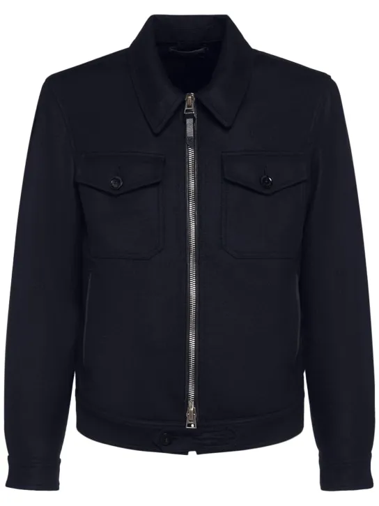 Tom Ford   Officer light melton jacket 