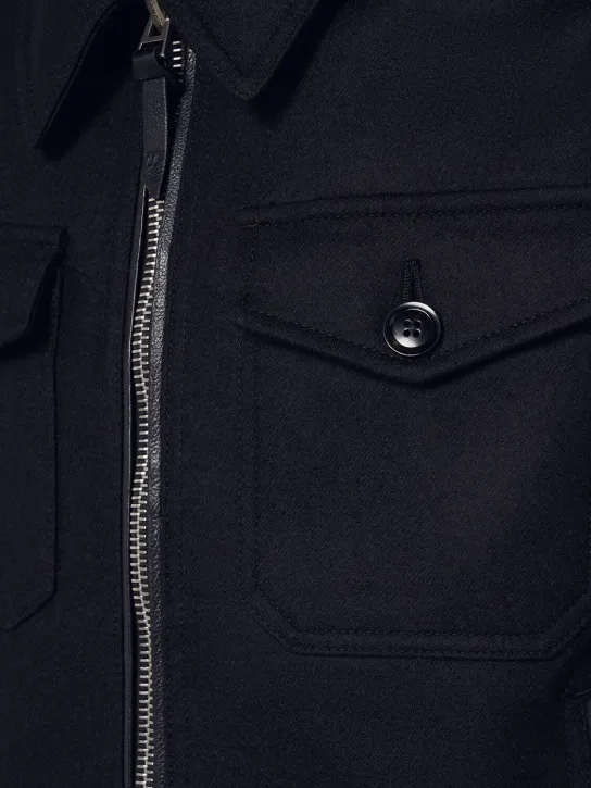 Tom Ford   Officer light melton jacket 