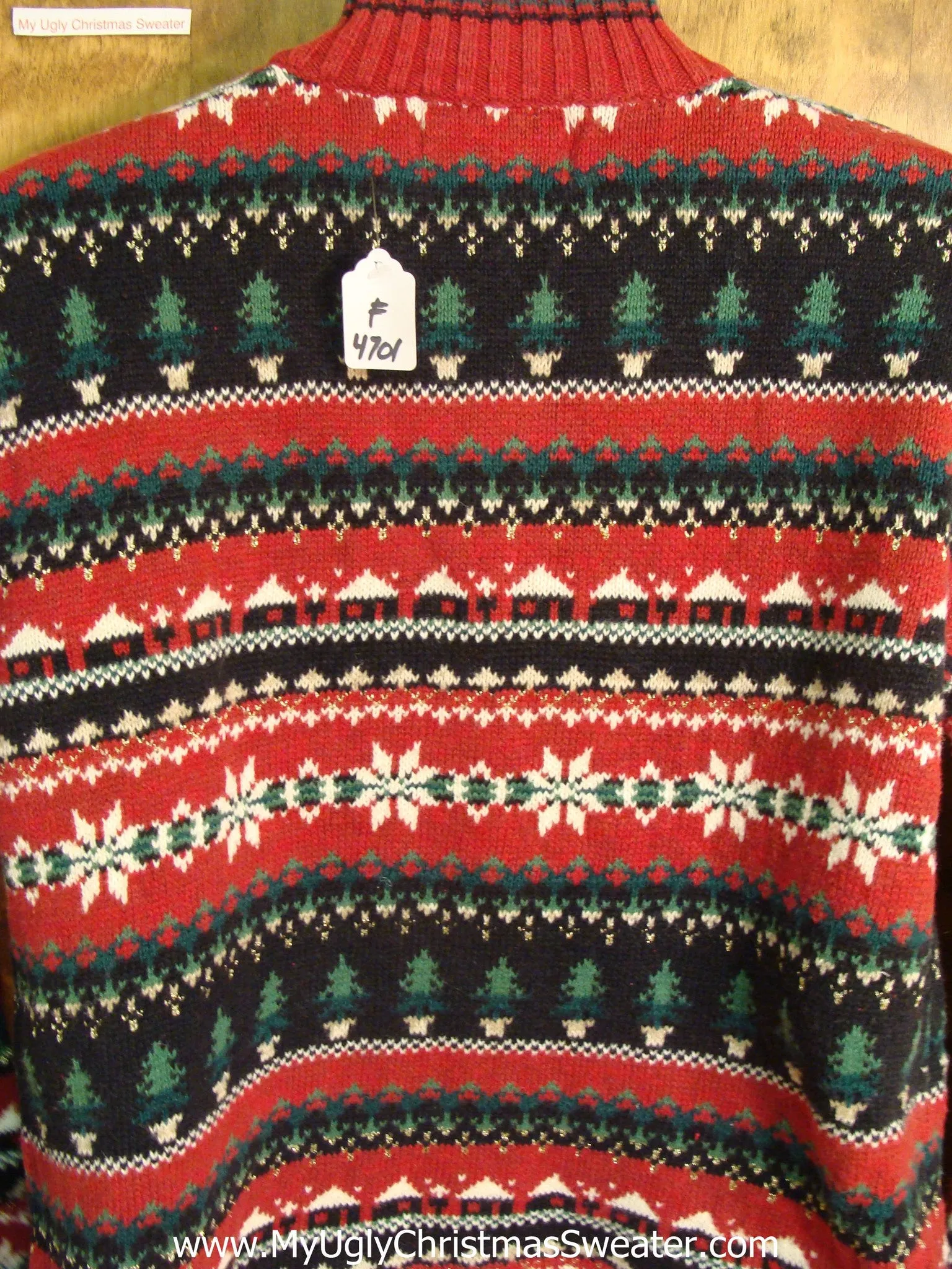 Ugly Red Nordic Style Christmas Sweater