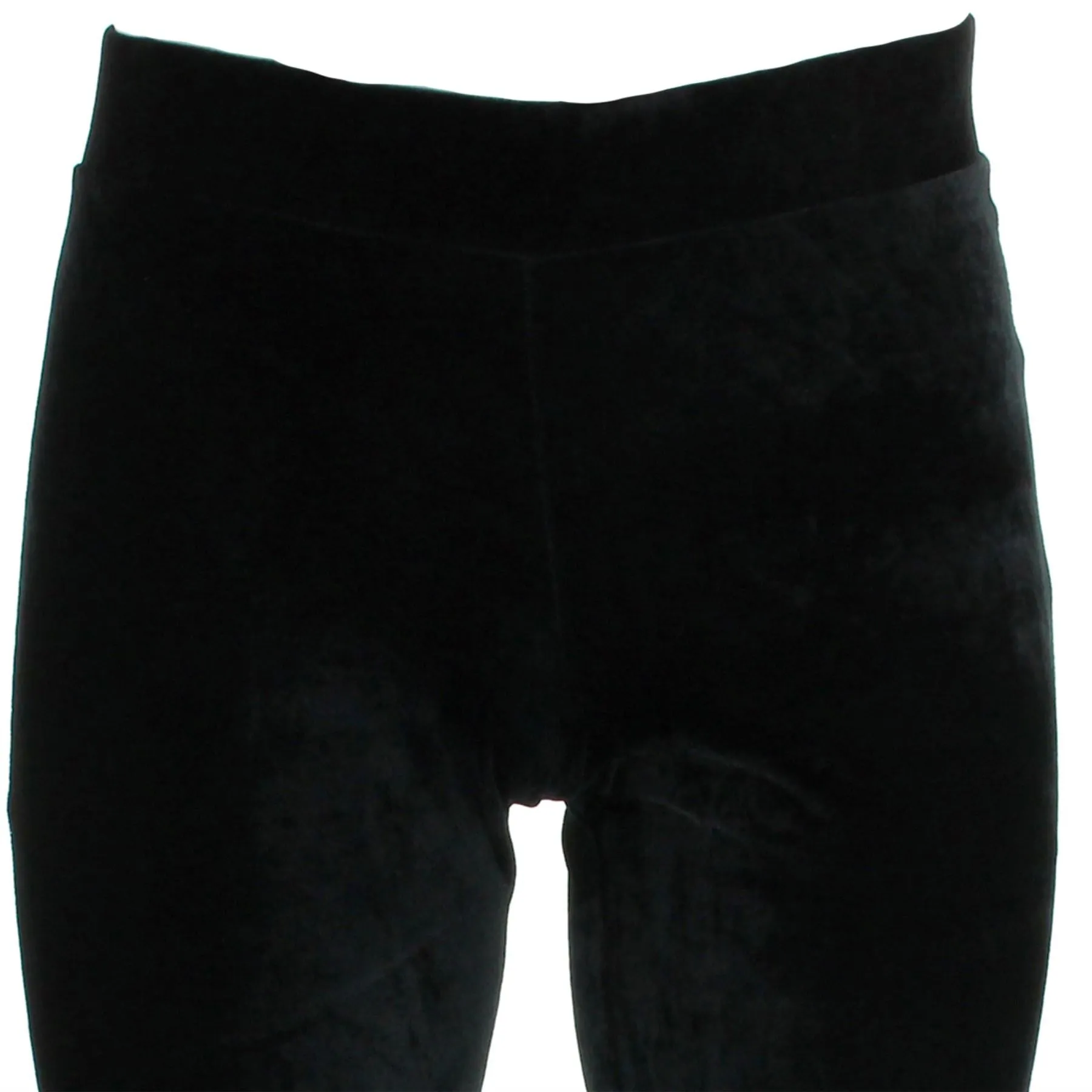 Velvet Flares Trousers - Black