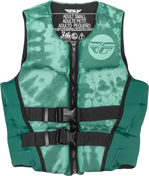 WMN'S NEOPRENE FLOTATION VEST DARK TEAL/LIGHT TEAL XS