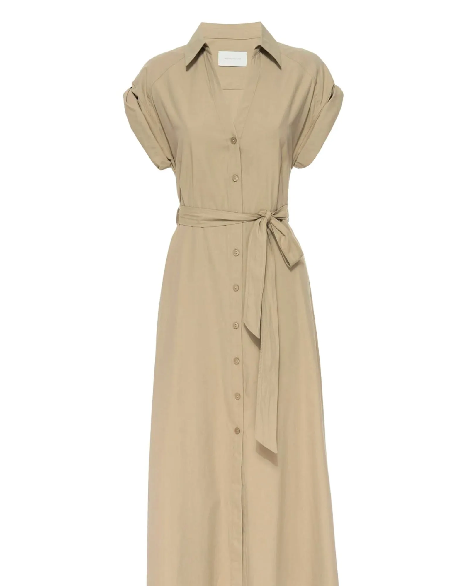 Women's Fia Belted Midi Dress In Sahara | Sahara