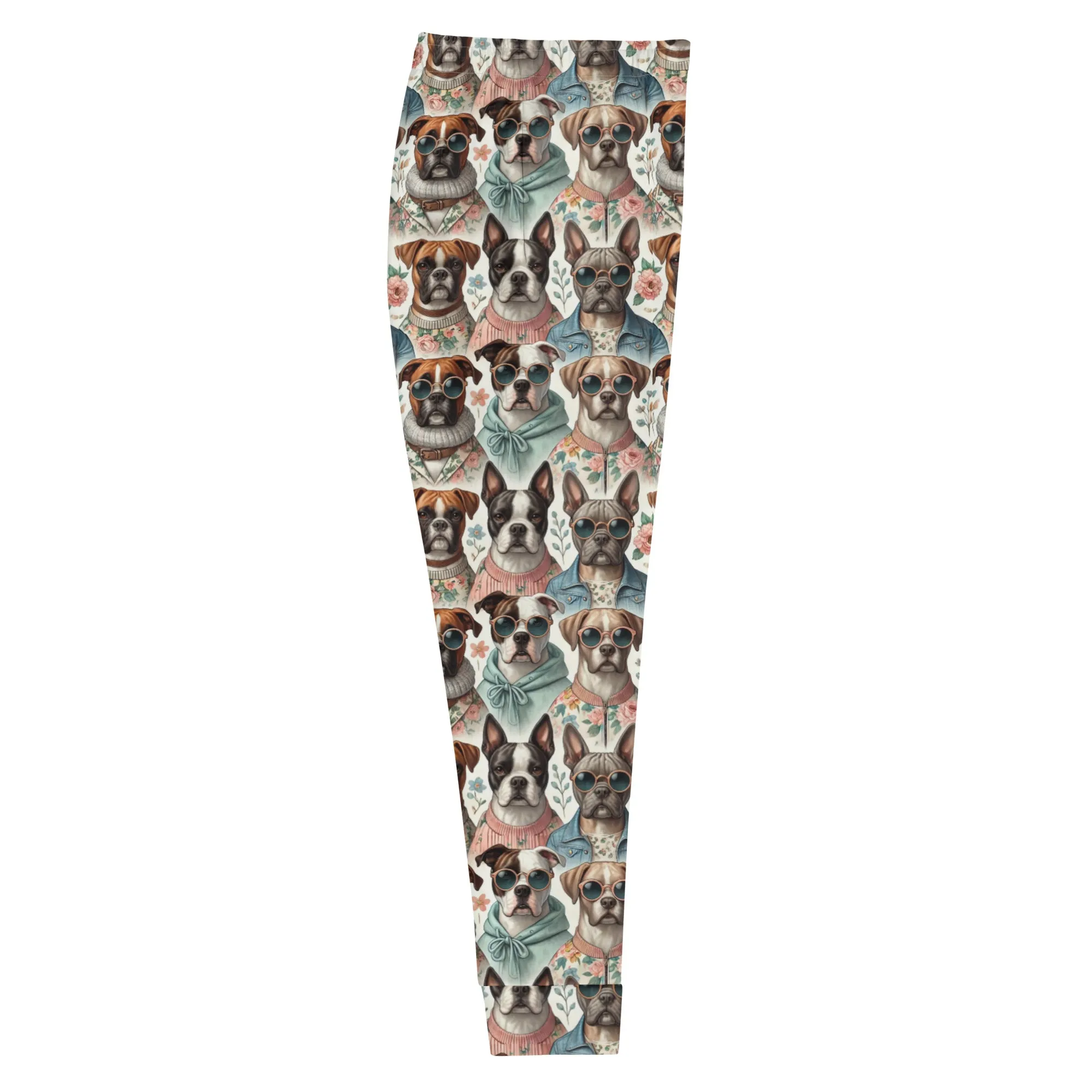 Women’s Slim Fit Joggers with Boxer, Boston Terrier, & Frenchie Print